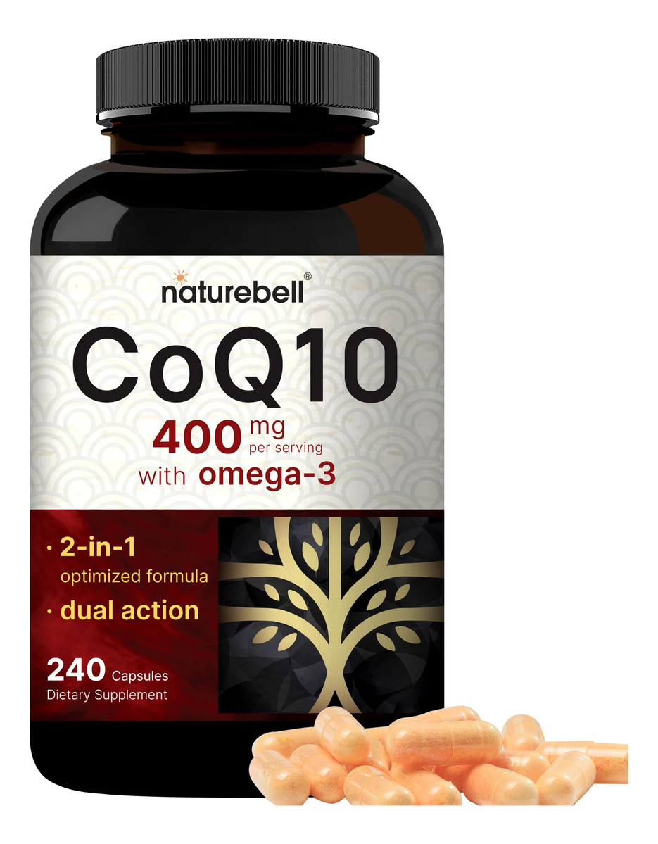 Salud y Equipamiento Médico - Coq10 400mg Con Acidos Grasos 1