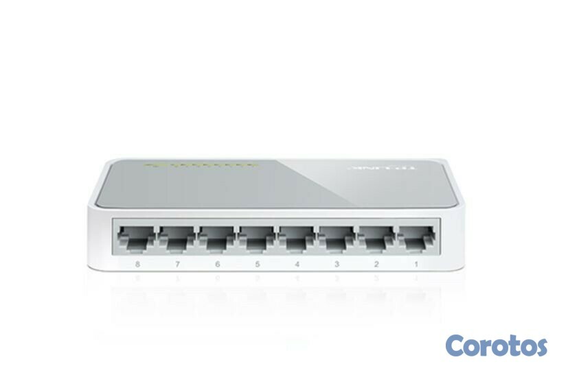 otros electronicos - Switch de escritorio TP-Link de 8 puertos 10/100Mbps SF1008D 4