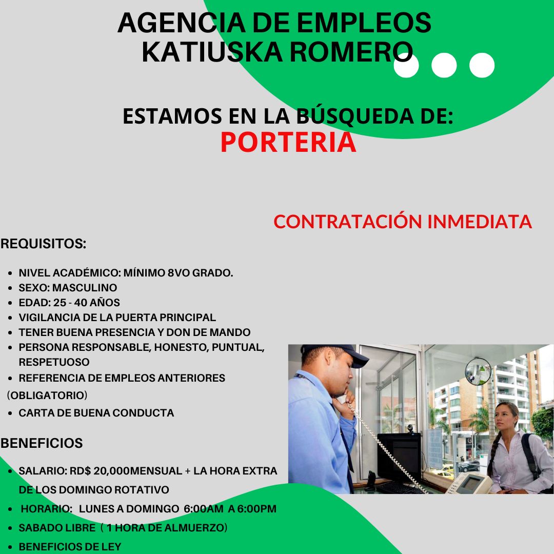empleos disponibles - Empleos varios 3