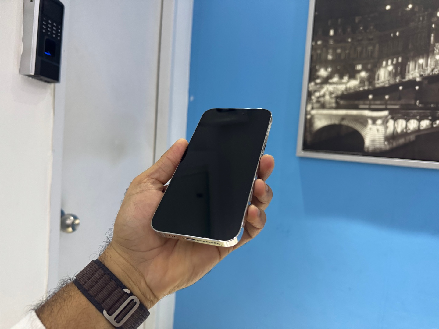 celulares y tabletas -  iPhone 14 Pro Max 256GB Silver Como Nuevo, Desbloqueado RD$ 57,500 NEG 1