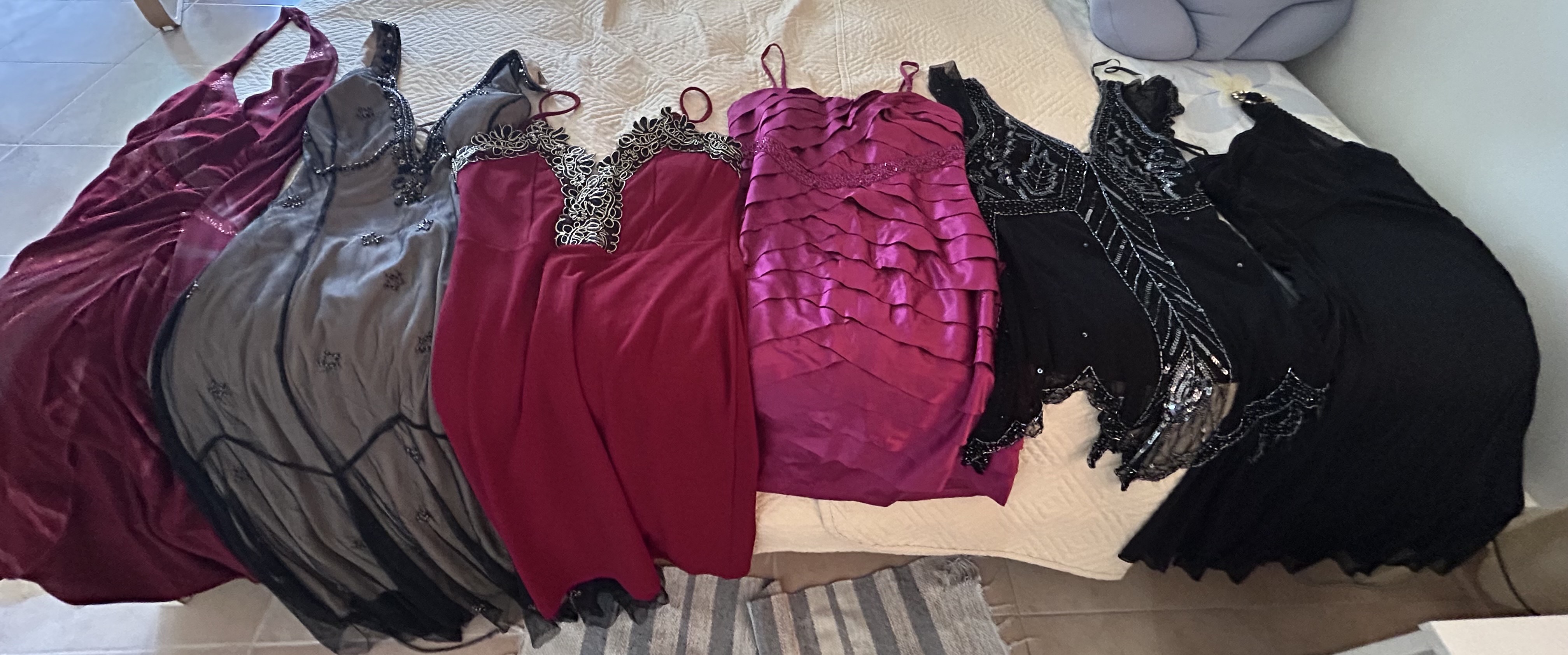ropa para mujer - paquete de 5 vestidos elegantes casi nuevos  2