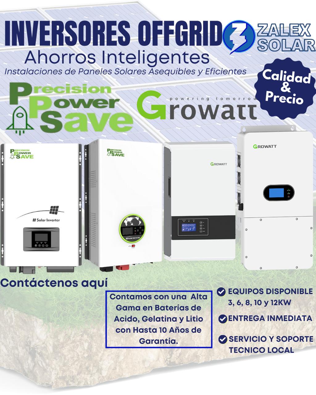 plantas e inversores - OFERTAS DE PANELES SOLARES, INVERSORES Y BATERIAS 2