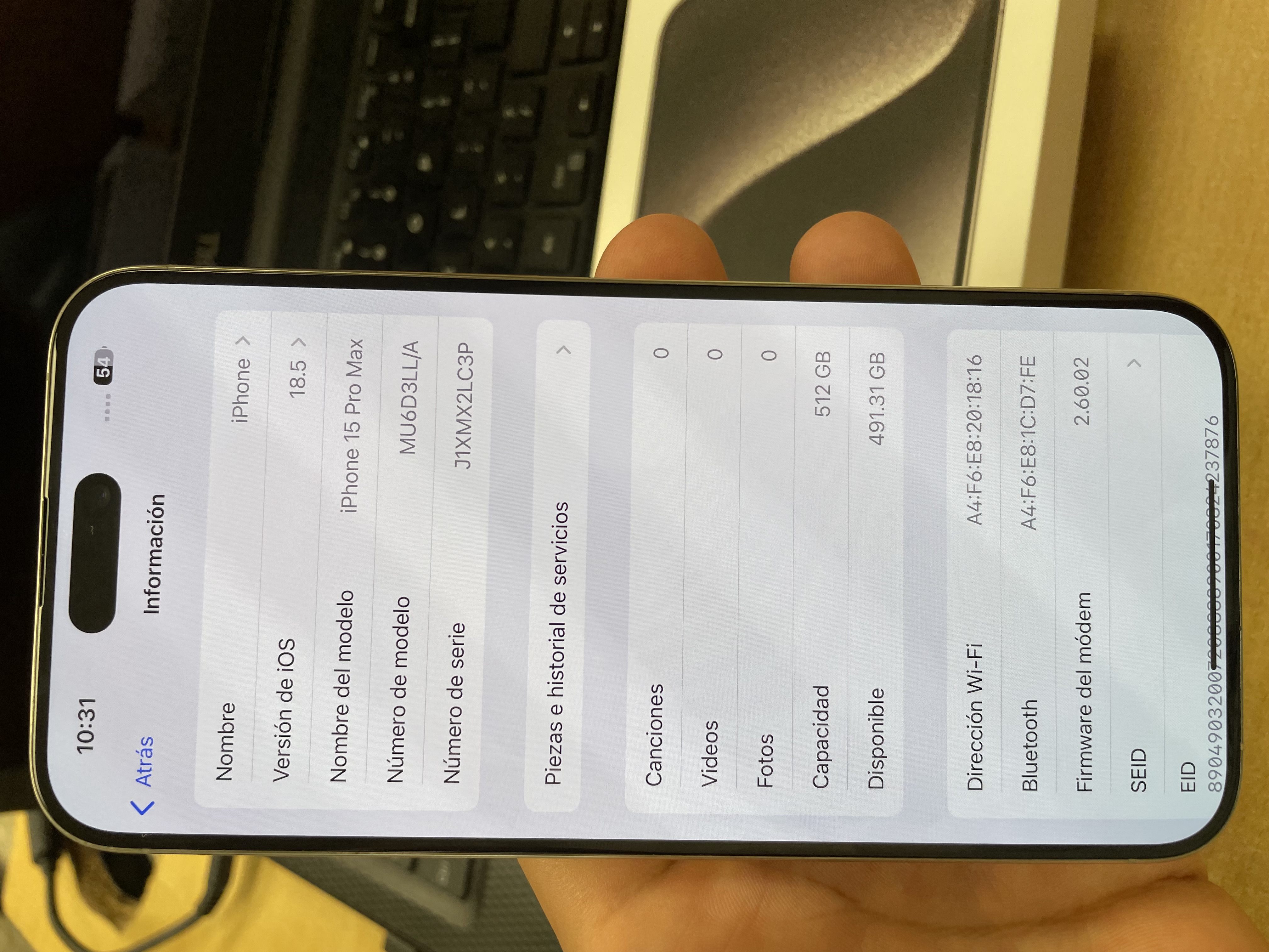 celulares y tabletas - iPhone 15 pro Max 512GB  7