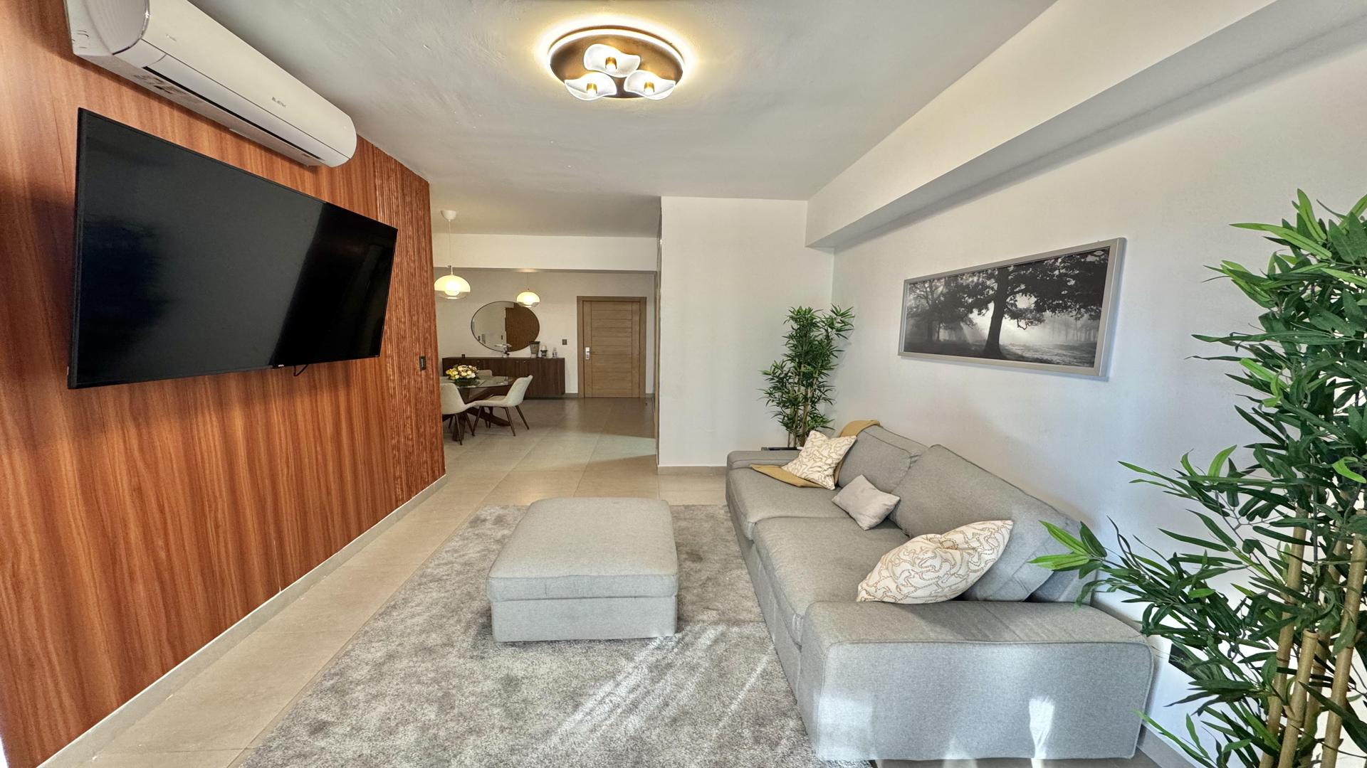 apartamentos - Apartamento Amuebmado en El Millón, 2da con Terraza 4
