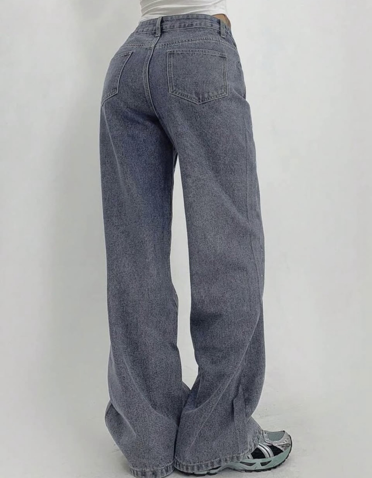 ropa para mujer - Jeans rectos con brillos DAZY SHEIN – Talla L – NUEVOS 1