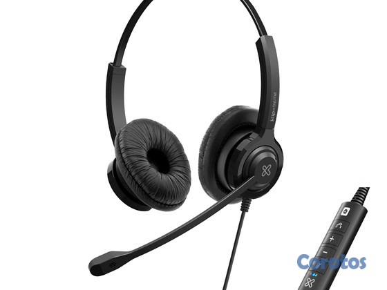 computadoras y laptops - AUDIFONO CON MICROFONO KLIPX VOXPRO-S USB, ESTEREO, CONTROL DE VOLUMEN (KCH-911) 1
