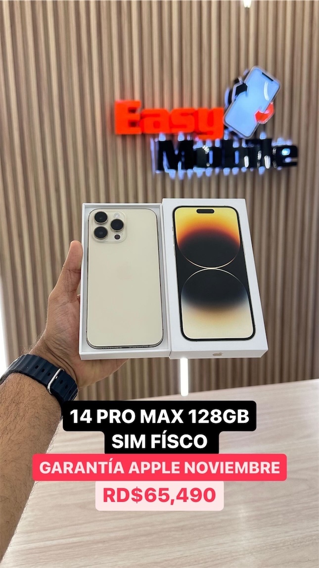celulares y tabletas - iPHONE 14 PRO MAX 128GB SIM FISICO 