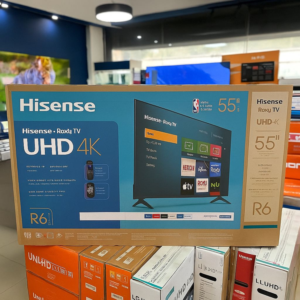 tv - SMART TV HISENSE DE 55 PULGADAS ROKU 4K UHD NUEVA #OFERTAS 