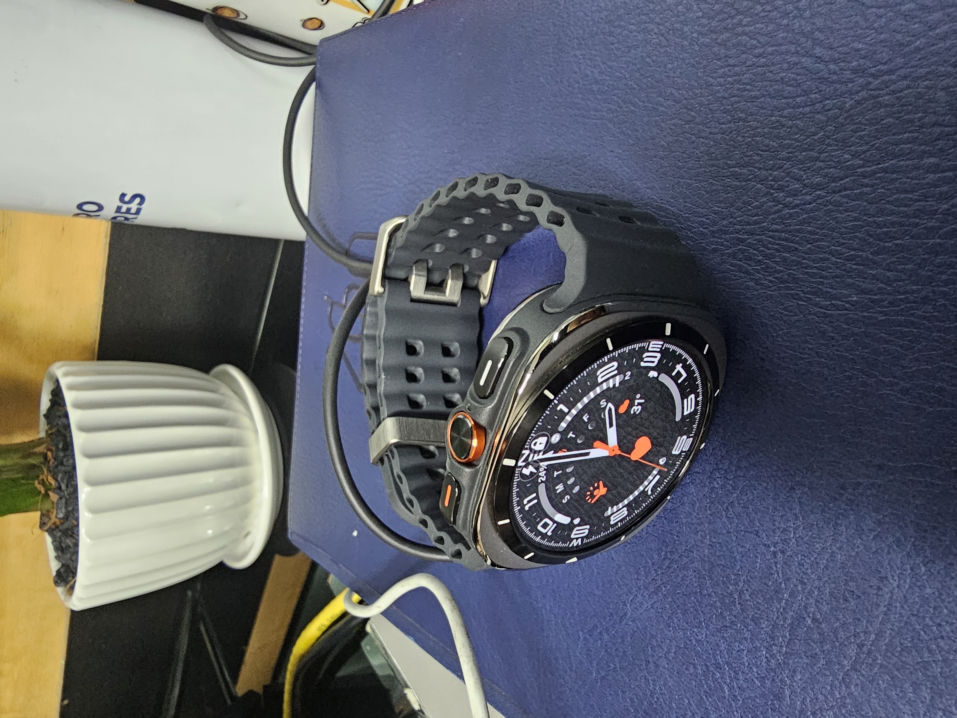 otros electronicos - SAMSUNG GALAXY WATCH ULTRA 47MM Usado como Nuevo. RD$ 17,500🔋⌚ 4