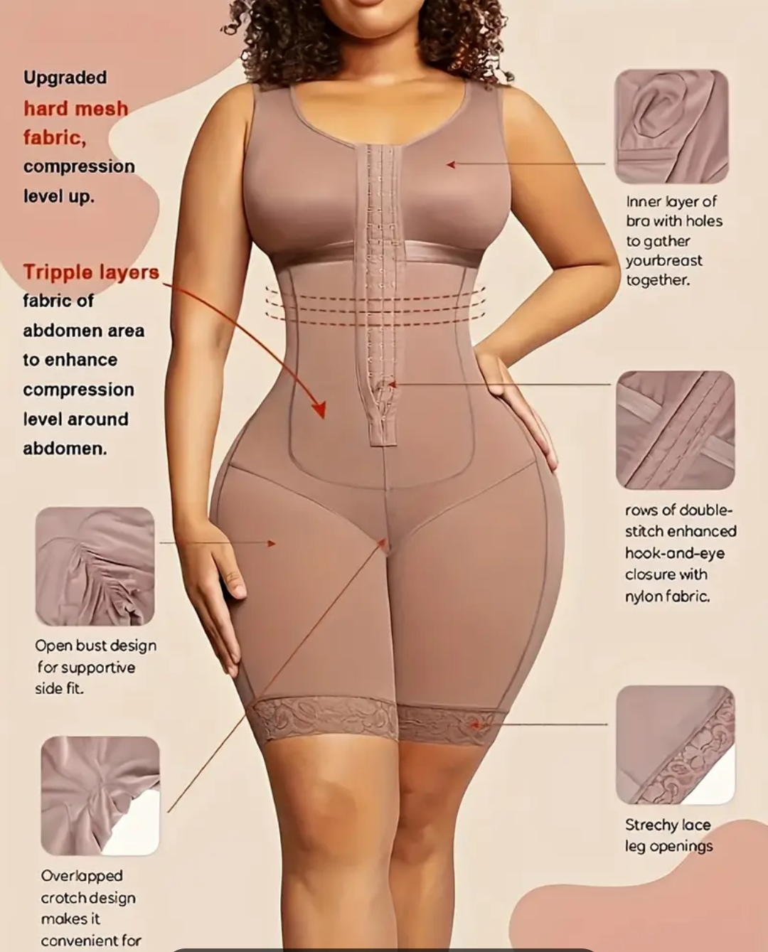 ropa para mujer - Faja colombiana Talla M 1