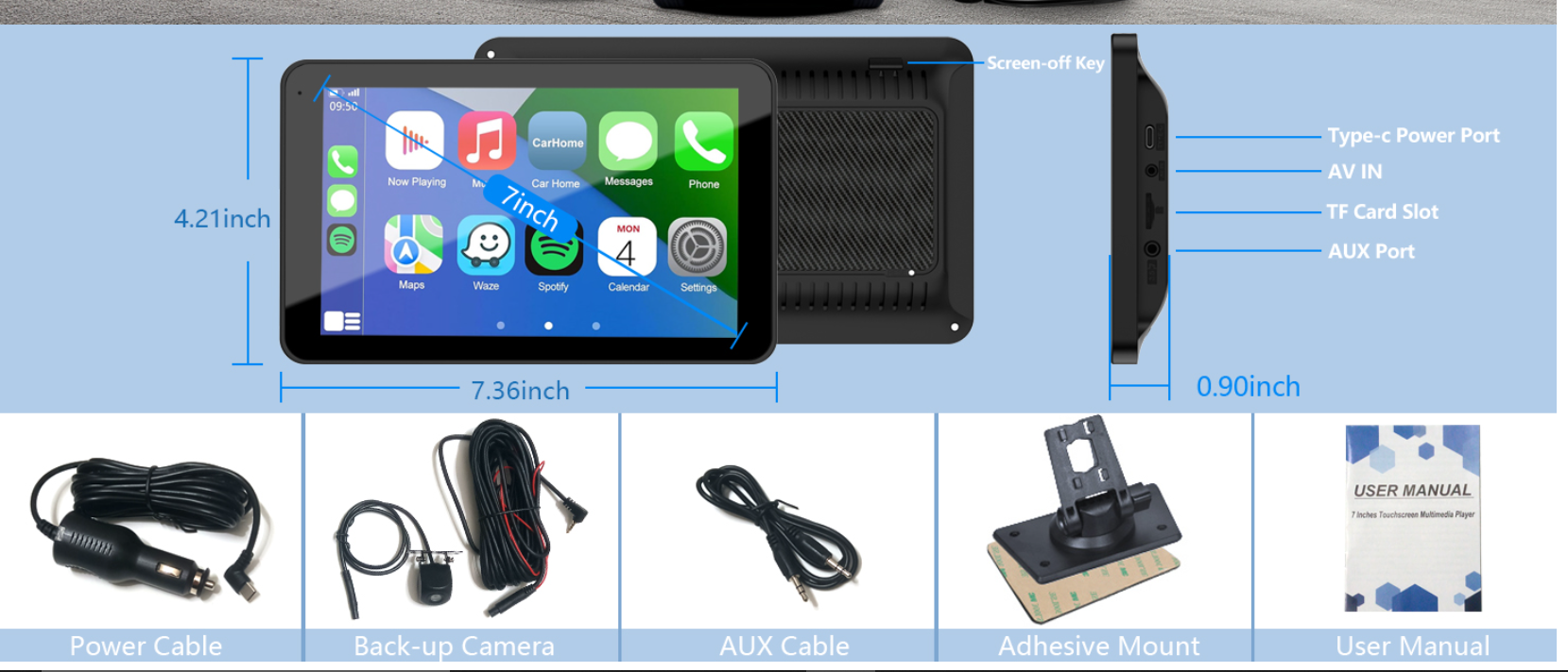 accesorios para vehiculos - RADIO PANTALLA TACTIL VEHICULO 3