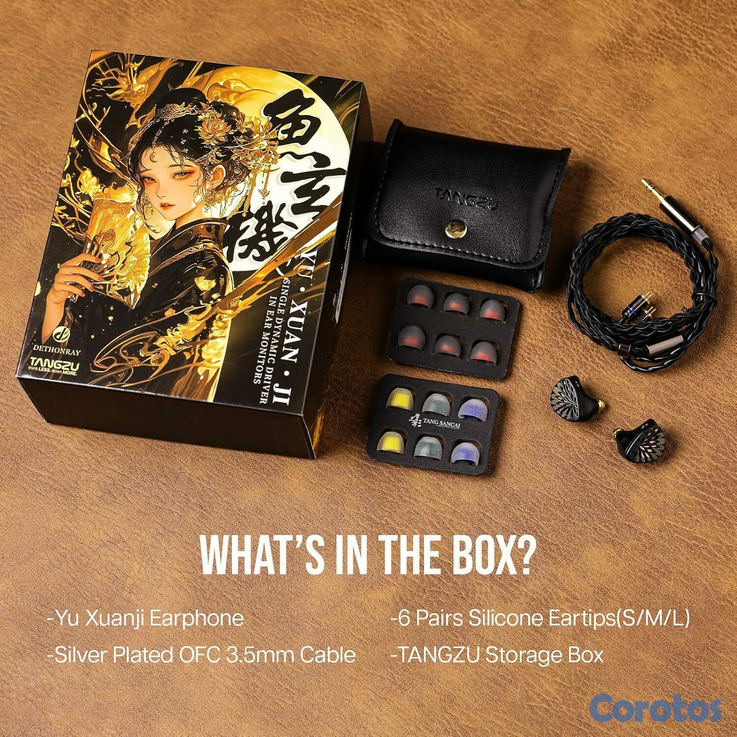 camaras y audio - TANGZU YU XUAN JI auriculares IEM 10mm TPLX DD 3.5 6