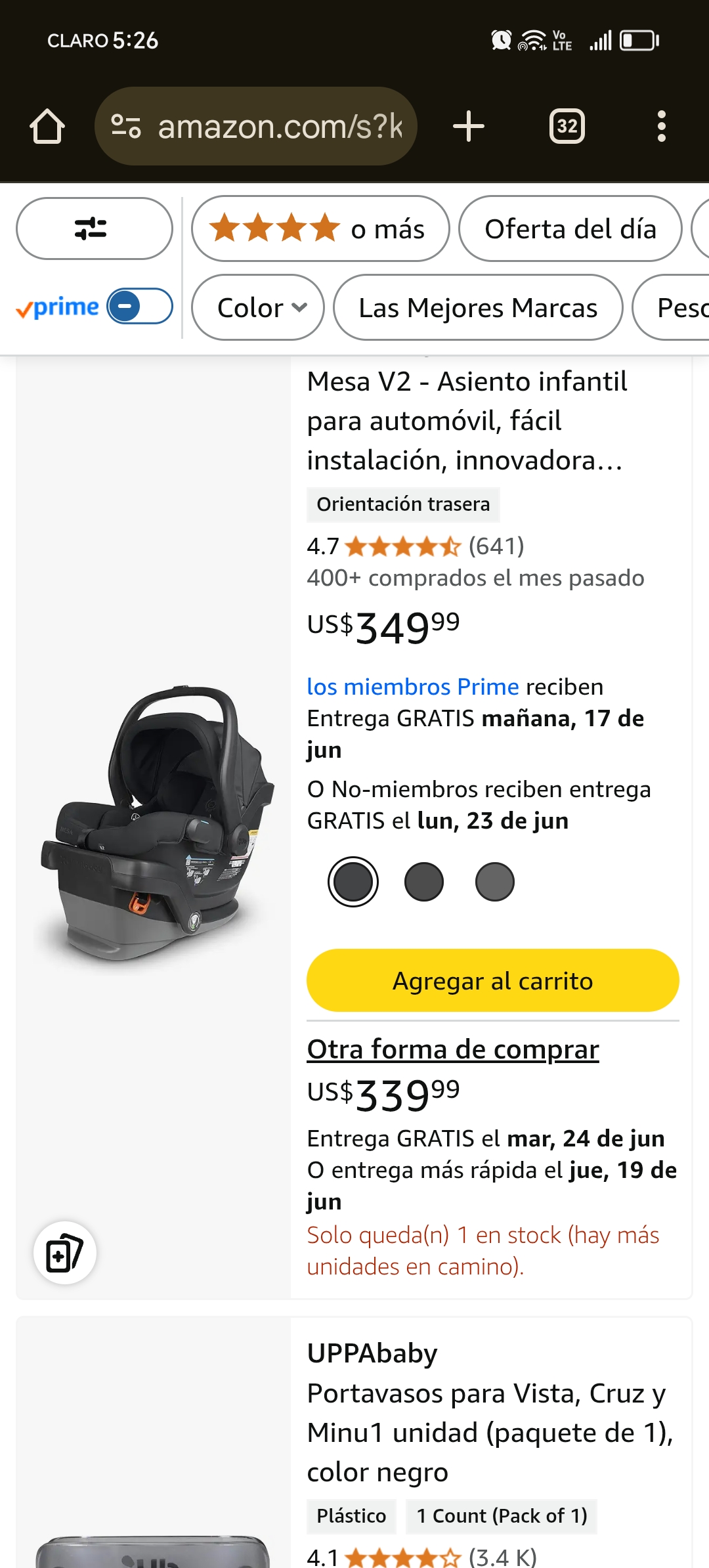coches y sillas - Silla de carro y coche para bebé  1