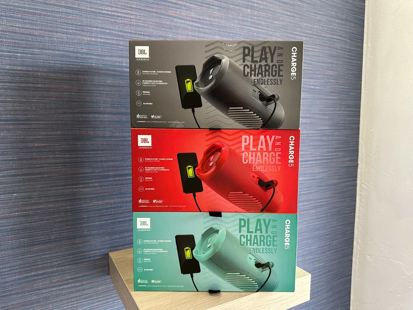 camaras y audio - Vendo Bocinas JBL CHARGE 5 Gray Nuevas Selladas, Originales , RD$ 9,500 NEG 1