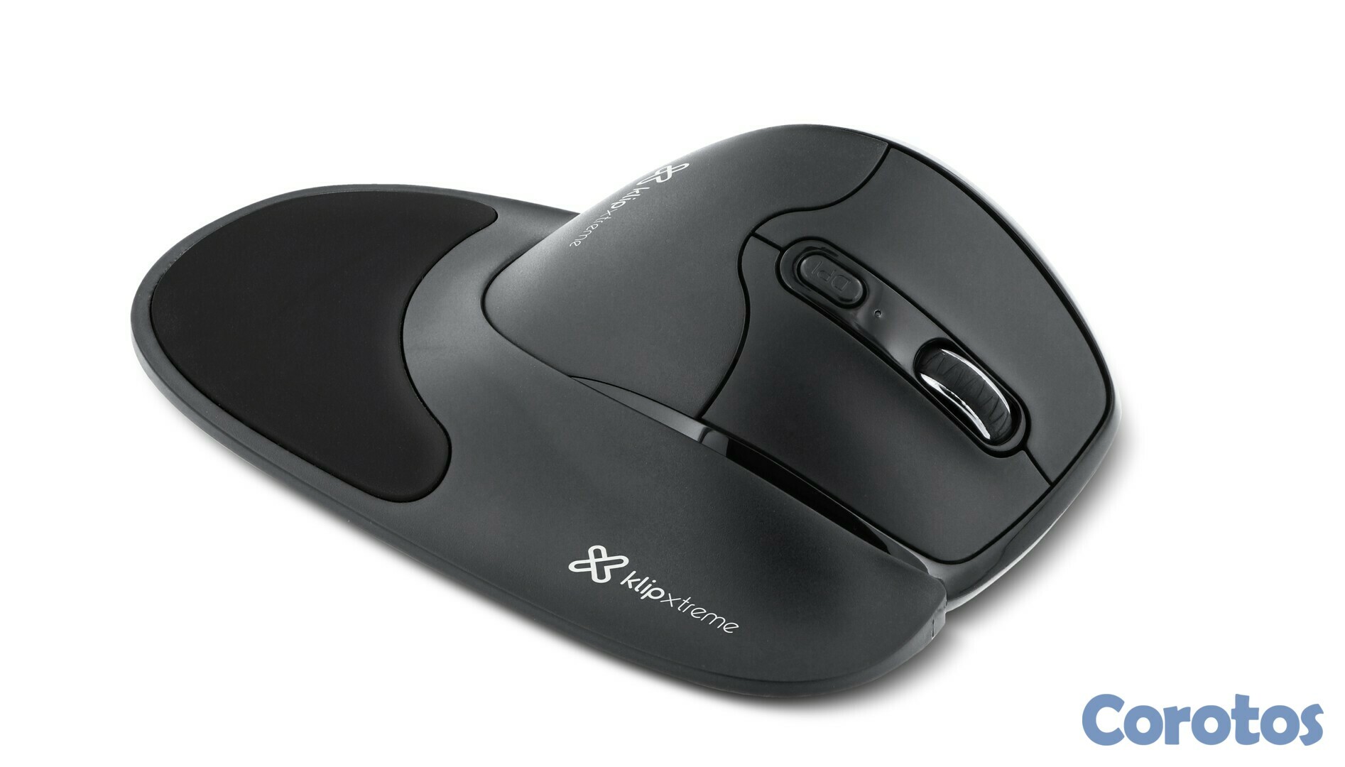 computadoras y laptops - MOUSE WIRELESS KLIPX FLEXOR, 6 BOTONES, 2.4 GHZ, SEMI VERTICAL, ADAPATDOR USB 3