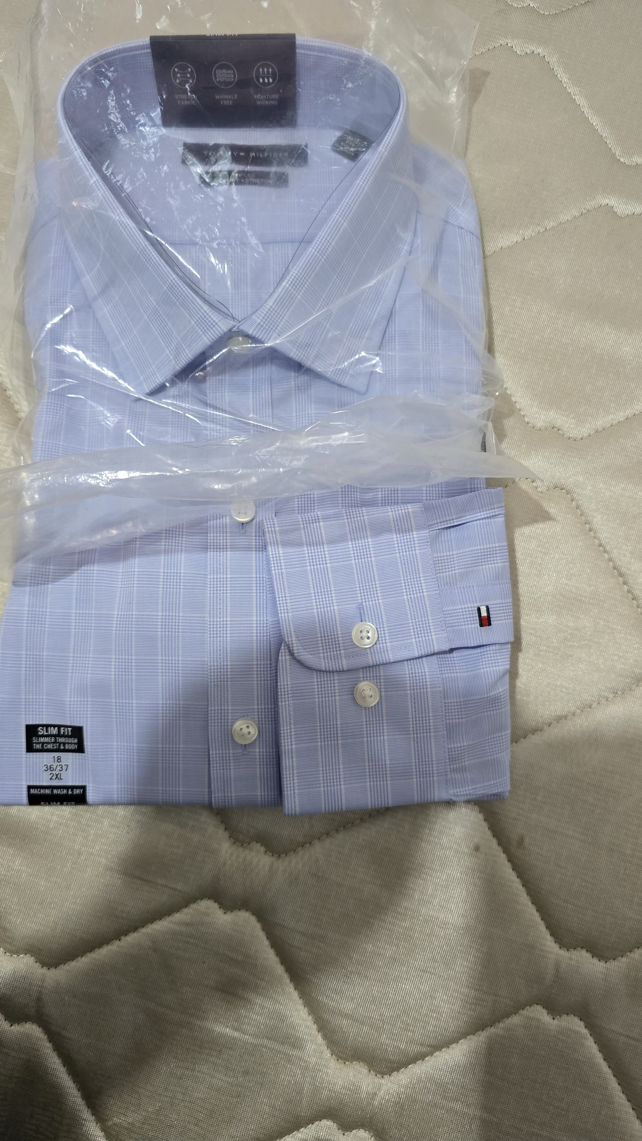 zapatos para hombre - **Vendo camisa nueva Tommy azul 2XL 3