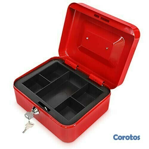 otros electronicos - Cajón de efectivo y monedas de metal resistente de 25 cms con 5 bandejas de dine 1