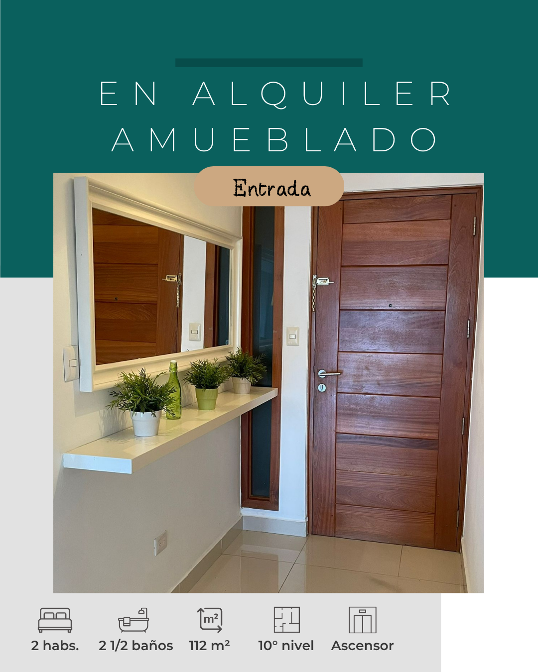 apartamentos - Alquilo apto. totalmente amueblado en Piantini