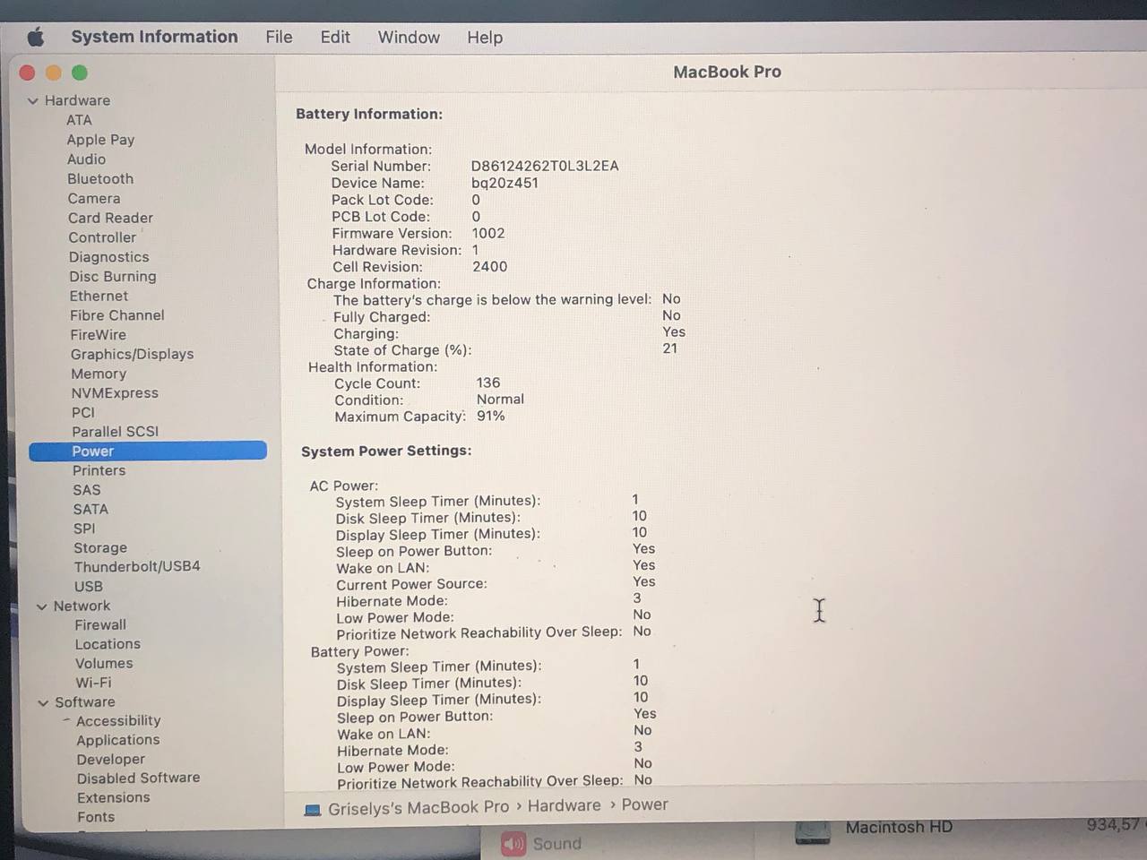 computadoras y laptops - Macbook Pro 2020 M1 16GB 1TB 2