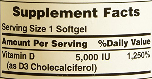 Salud y Equipamiento Médico - Suplemento Dietario Puritan's Pride Con Vitamina D3 5000 4
