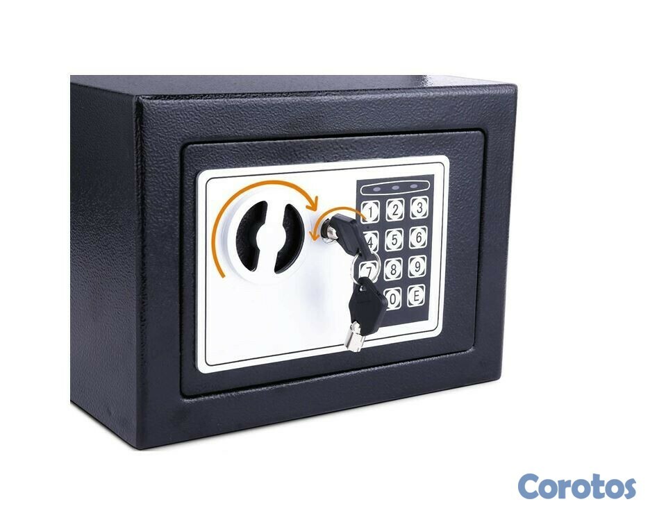 decoración y accesorios - Caja Fuerte Pequeña Caja Seguridad de 23 cms 1