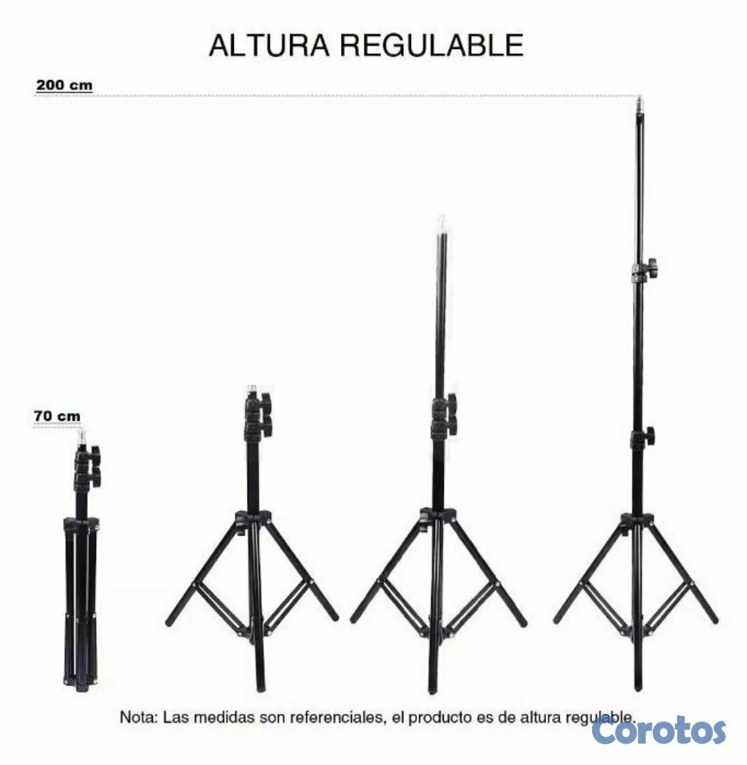 accesorios para electronica - Aro de luz de 10 pulgadas con trípode, ideal para instagram, tik tok, youtube 4
