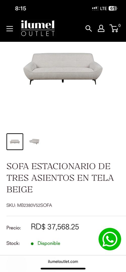 muebles y colchones - Mueble estacionario de Ilumel Outlet nuevo
