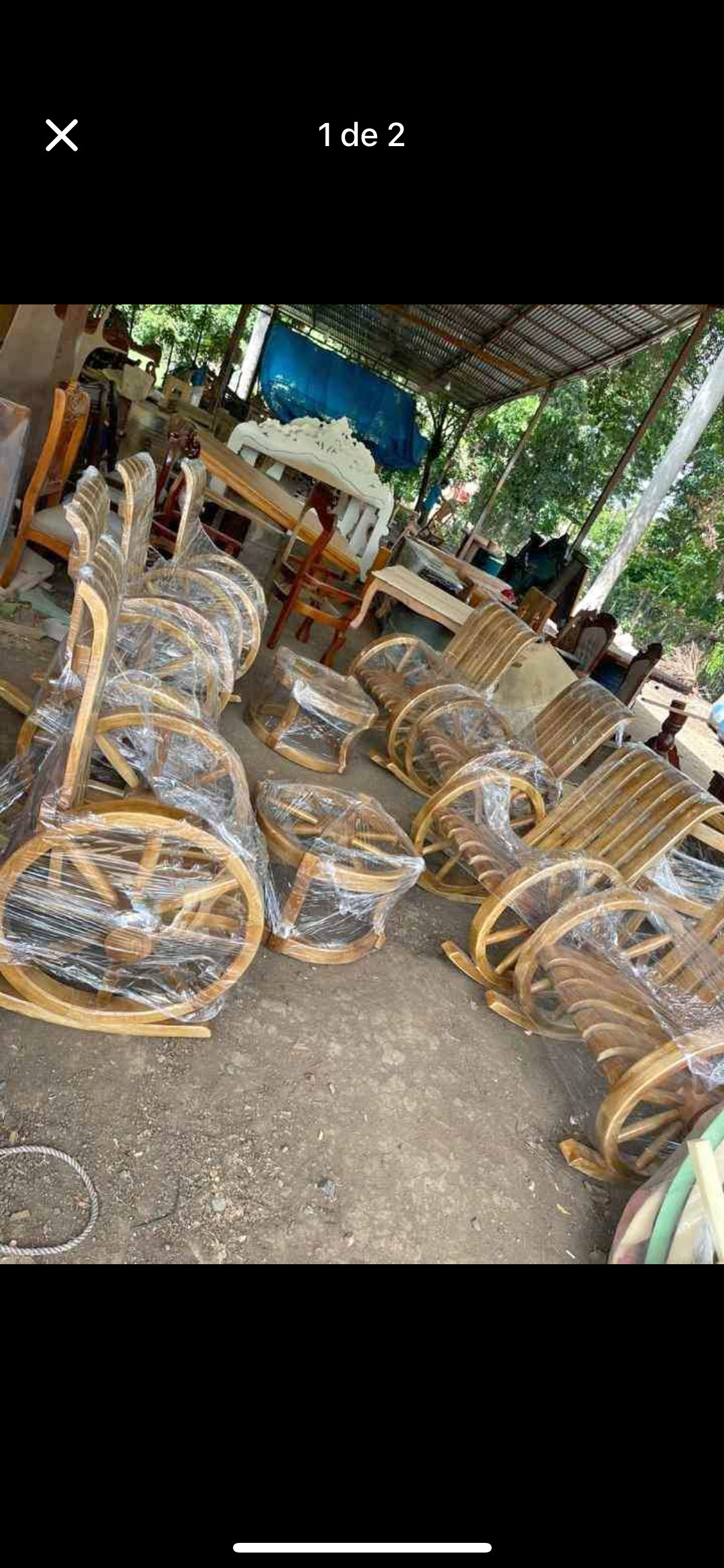 muebles y colchones - mecedoras en Roble alta calidad 0