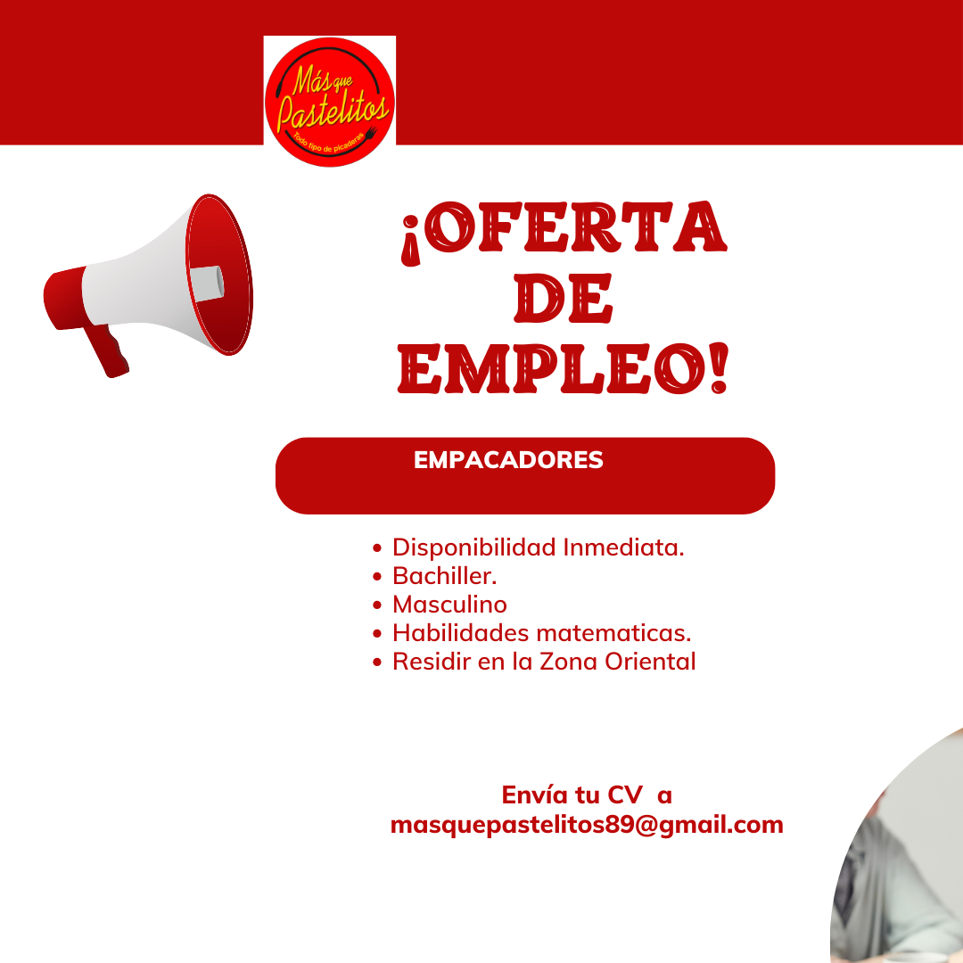 empleos disponibles - Empacador