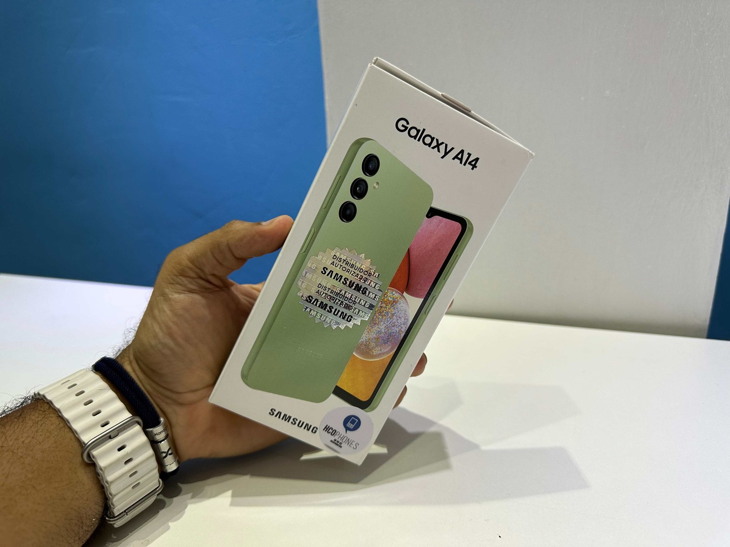 celulares y tabletas - Samsung Galaxy A14 128GB Verde Nuevos, Desbloqueados, RD$ 9,600 NEG/ TIENDA!!!
