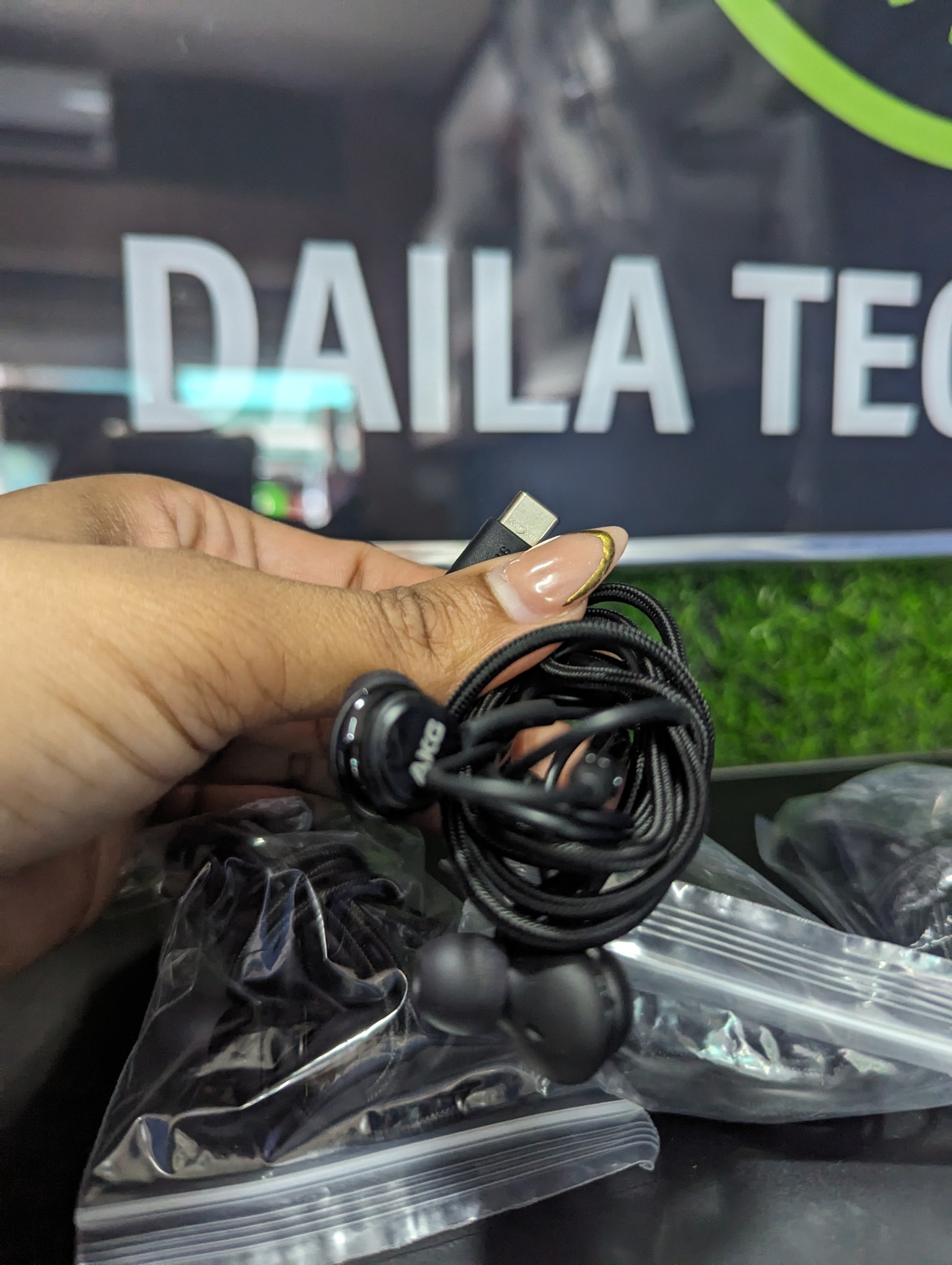 camaras y audio - Auriculares AKG original tipo c 2