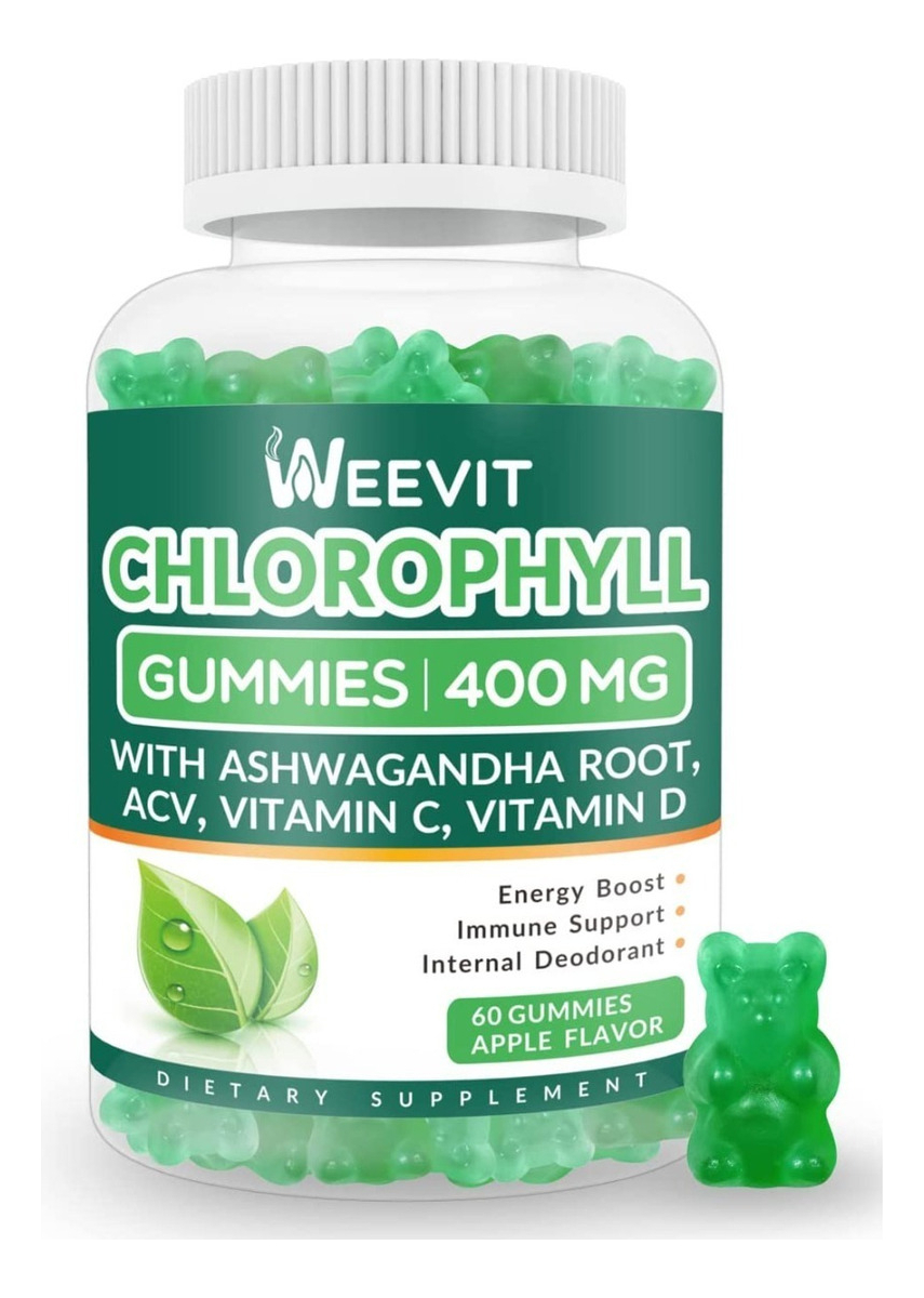 Salud y Equipamiento Médico - Clorofila 60 Gum 400 Mg Weevit 0