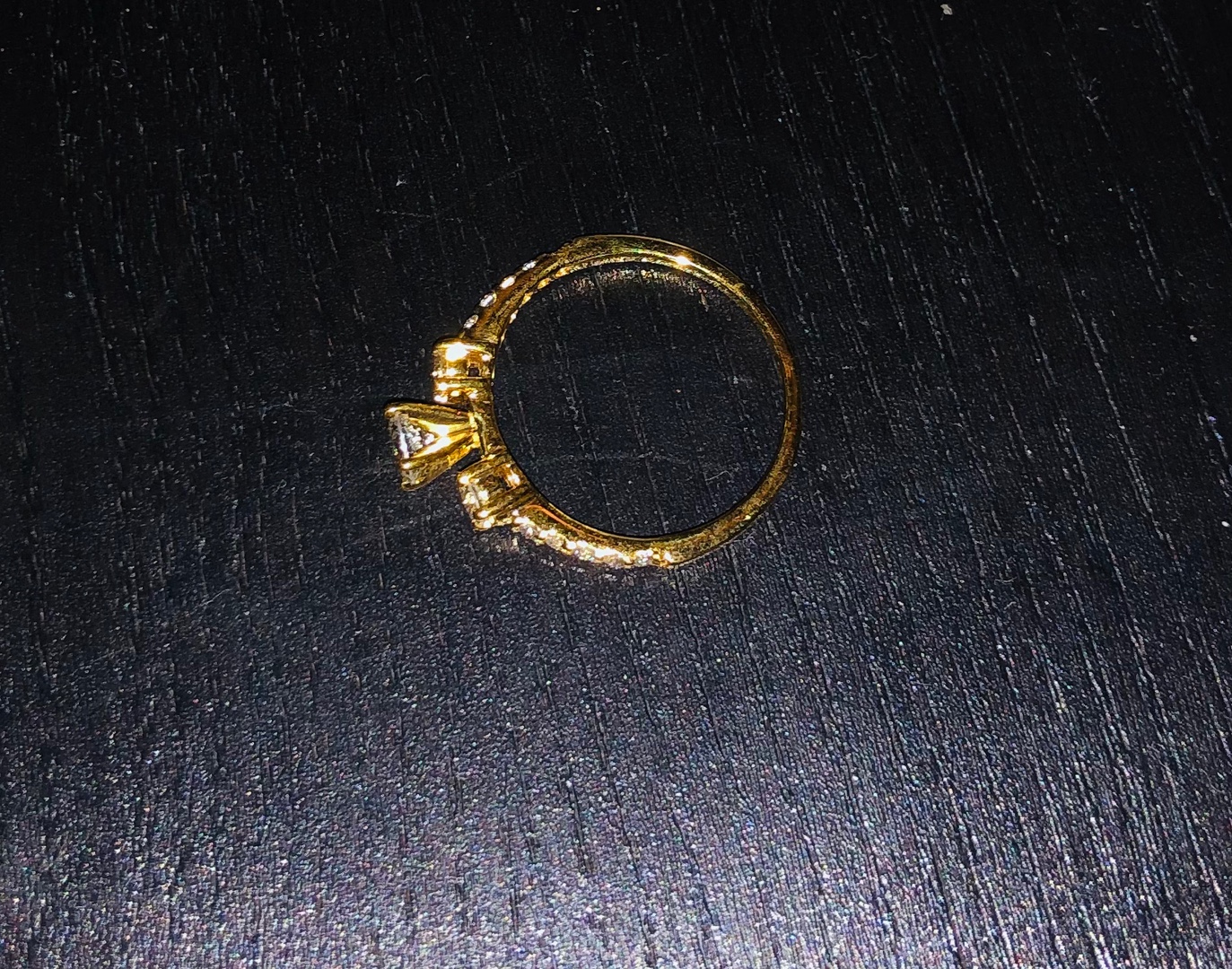 joyas, relojes y accesorios - ANILLO ORO 14K CON DIAMANTES ORIGINALES. 3