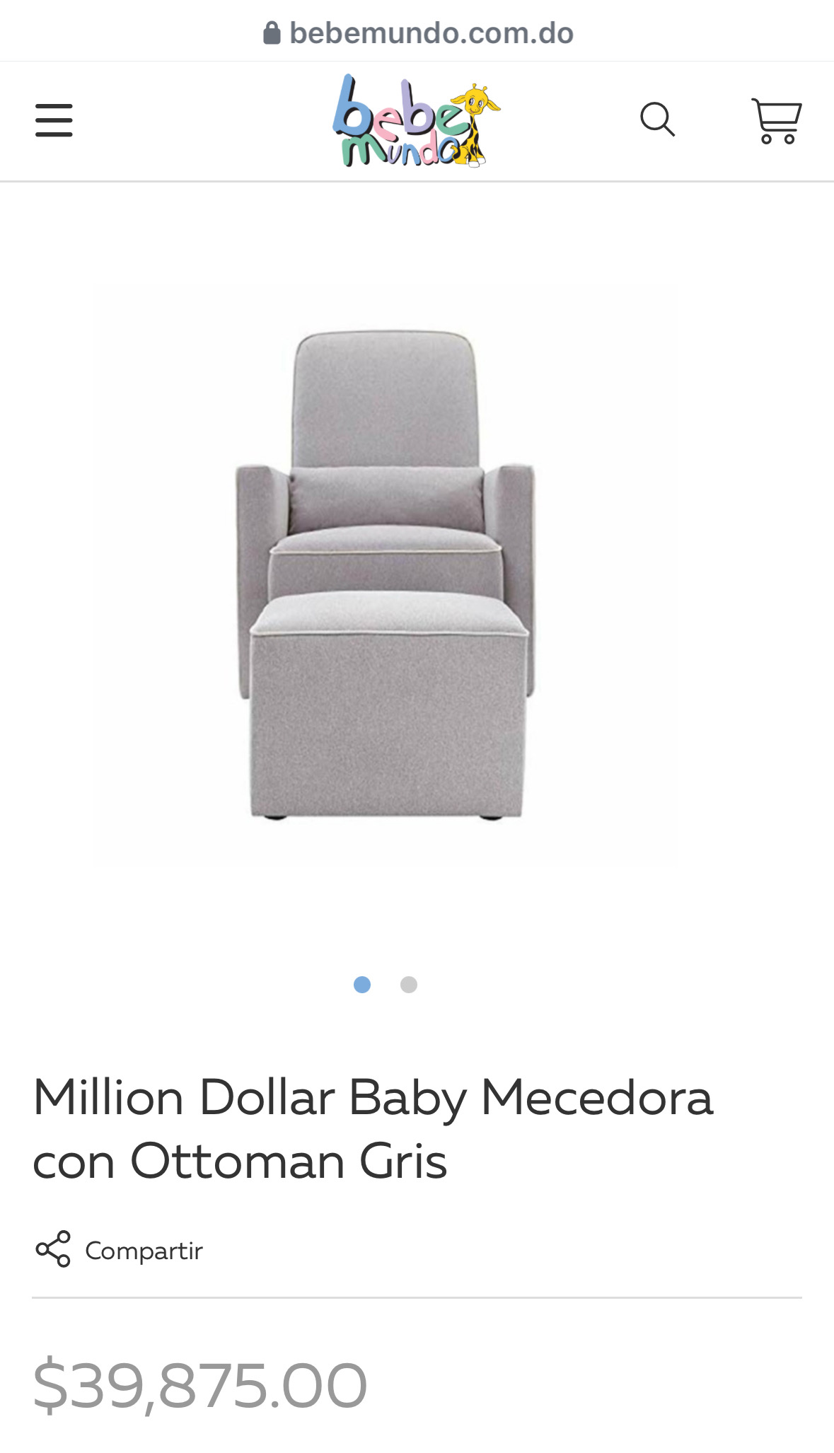 muebles - Mecedora giratoria 3