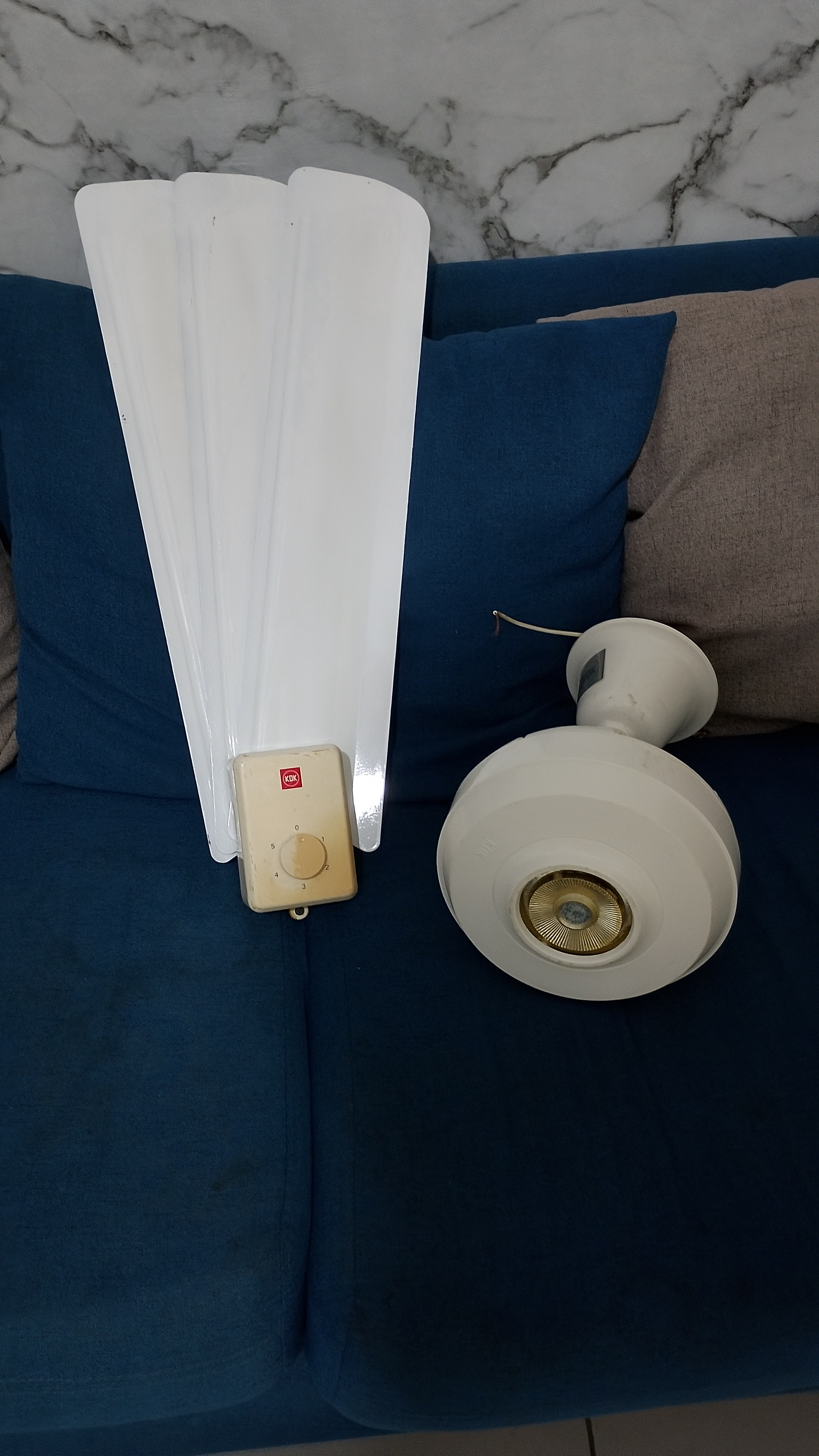 electrodomesticos - vendo 3 abanicos de techo kdk,lo que están en las fotos 