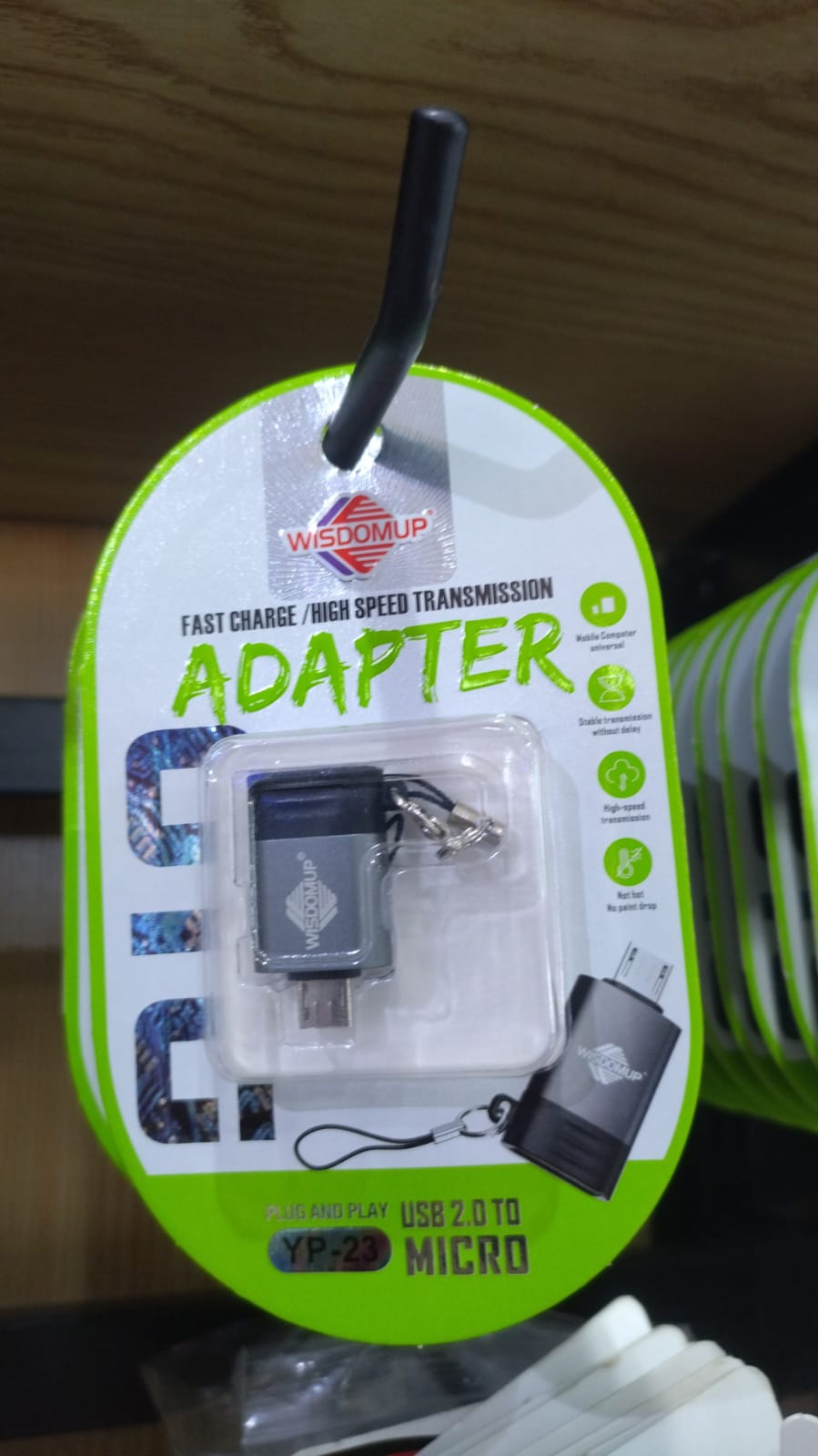 accesorios para electronica - ADAPTADOR OTG USB 2.0 A MICRO WISDOMUP YP23 0