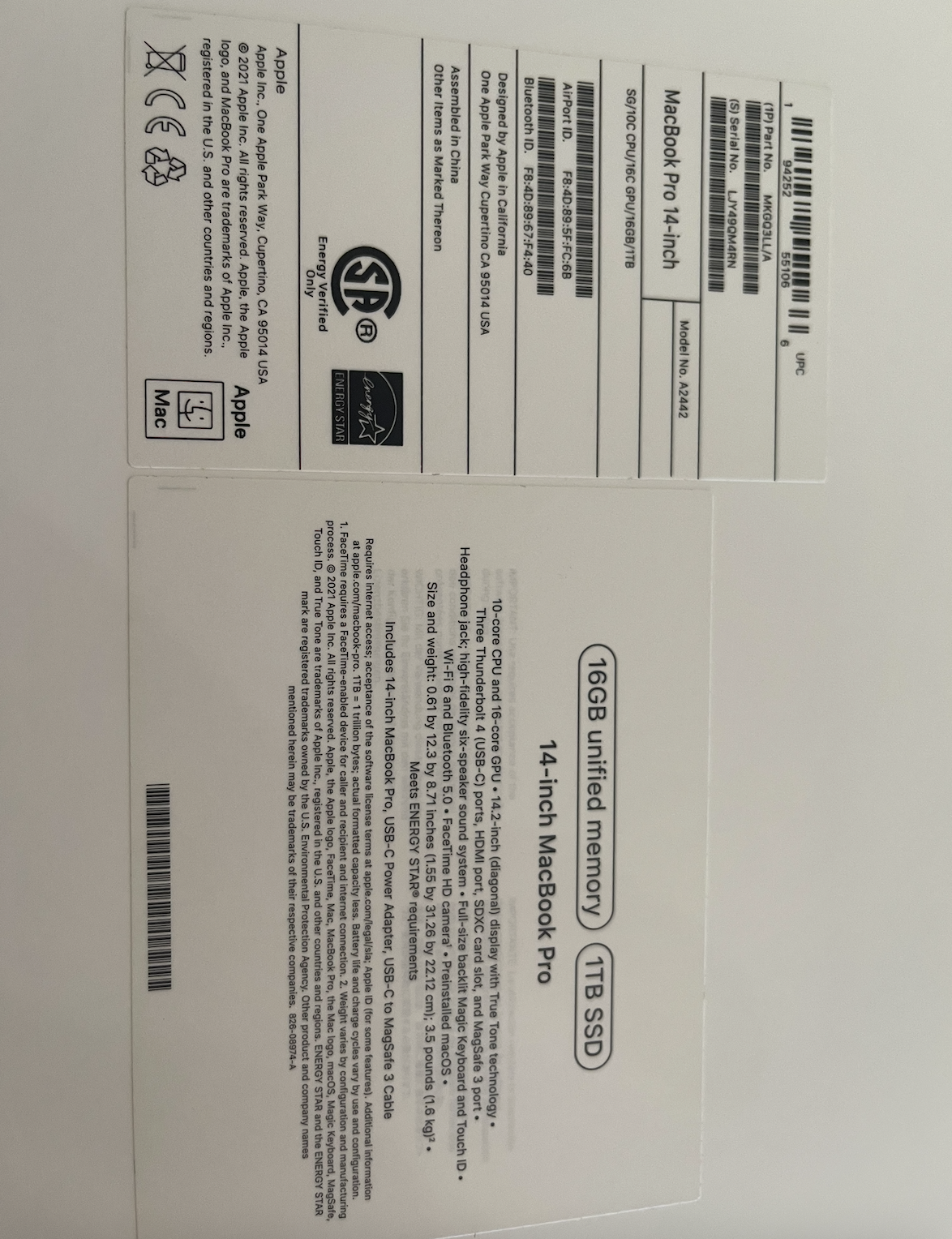 computadoras y laptops - Vendo Mac Pro M1 2021 con 16GB y 1TB  65,000K 1