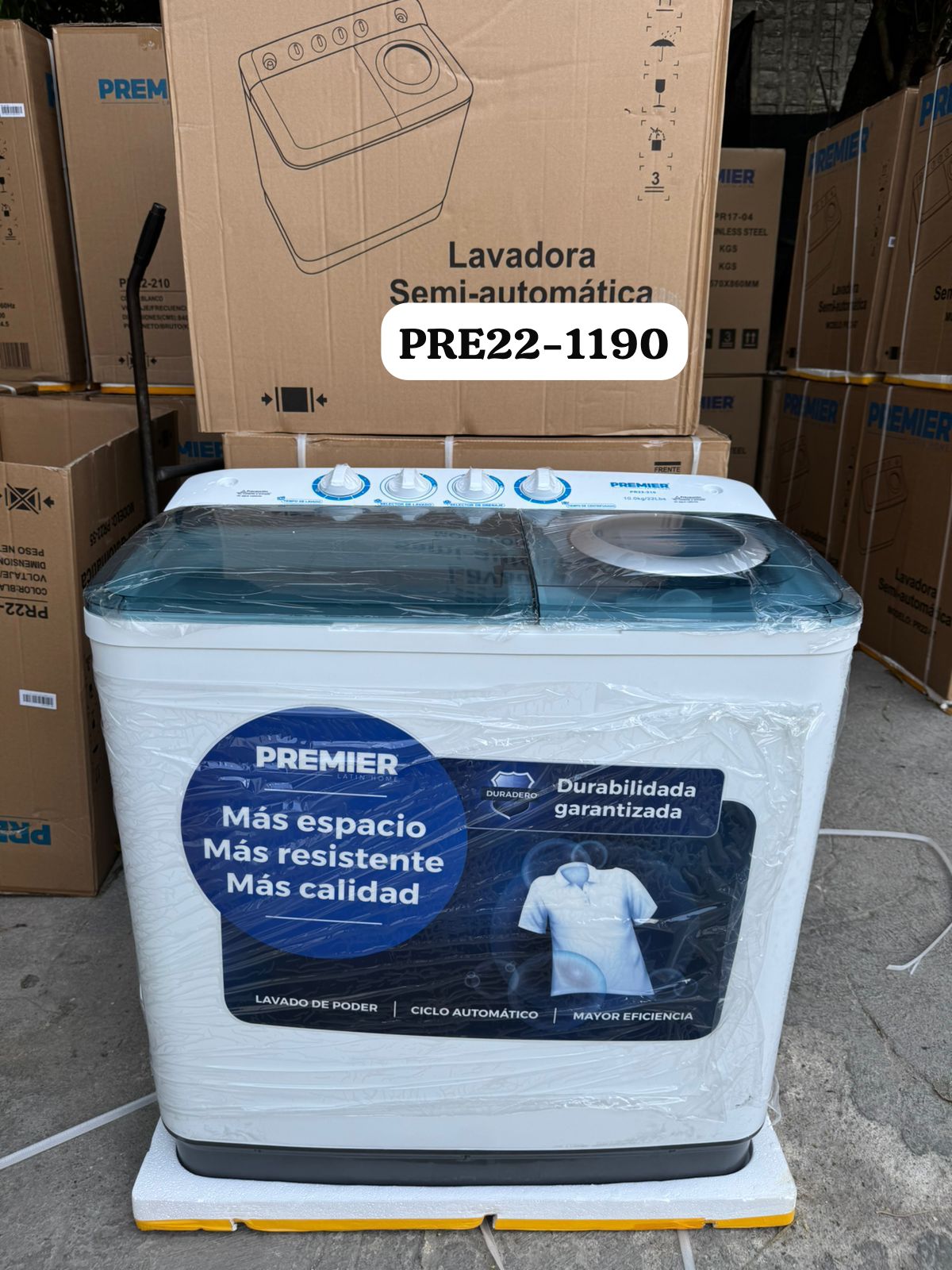 electrodomesticos - Lavadora semi automática premier de 20 libras 