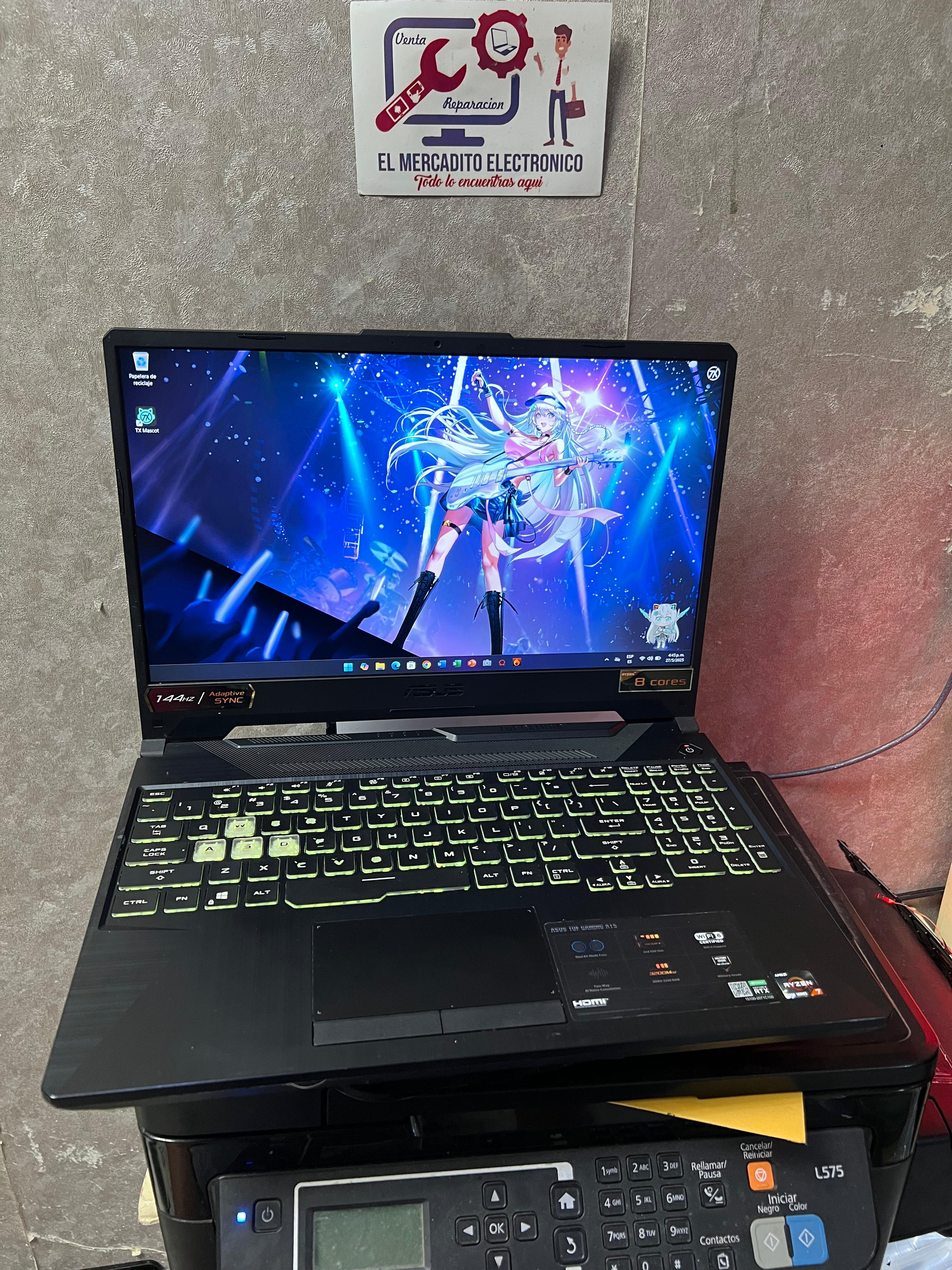 computadoras y laptops - RD$33,999 Asus Tuf Gaming A15" Ryzen 7/RTX3050TI