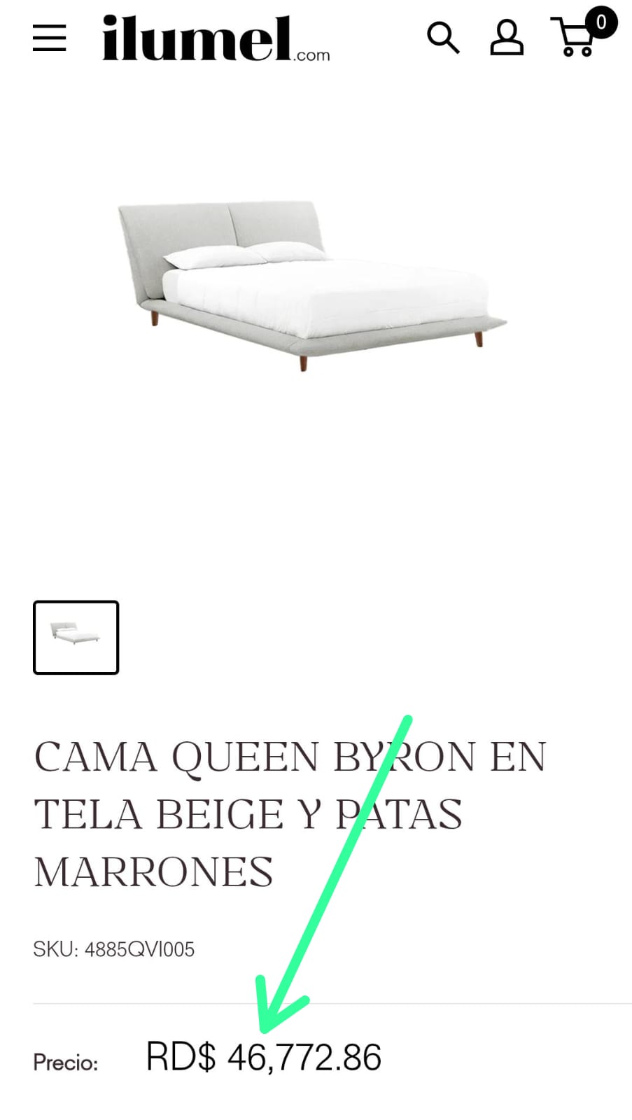 muebles y colchones - Cama Queen nueva 2