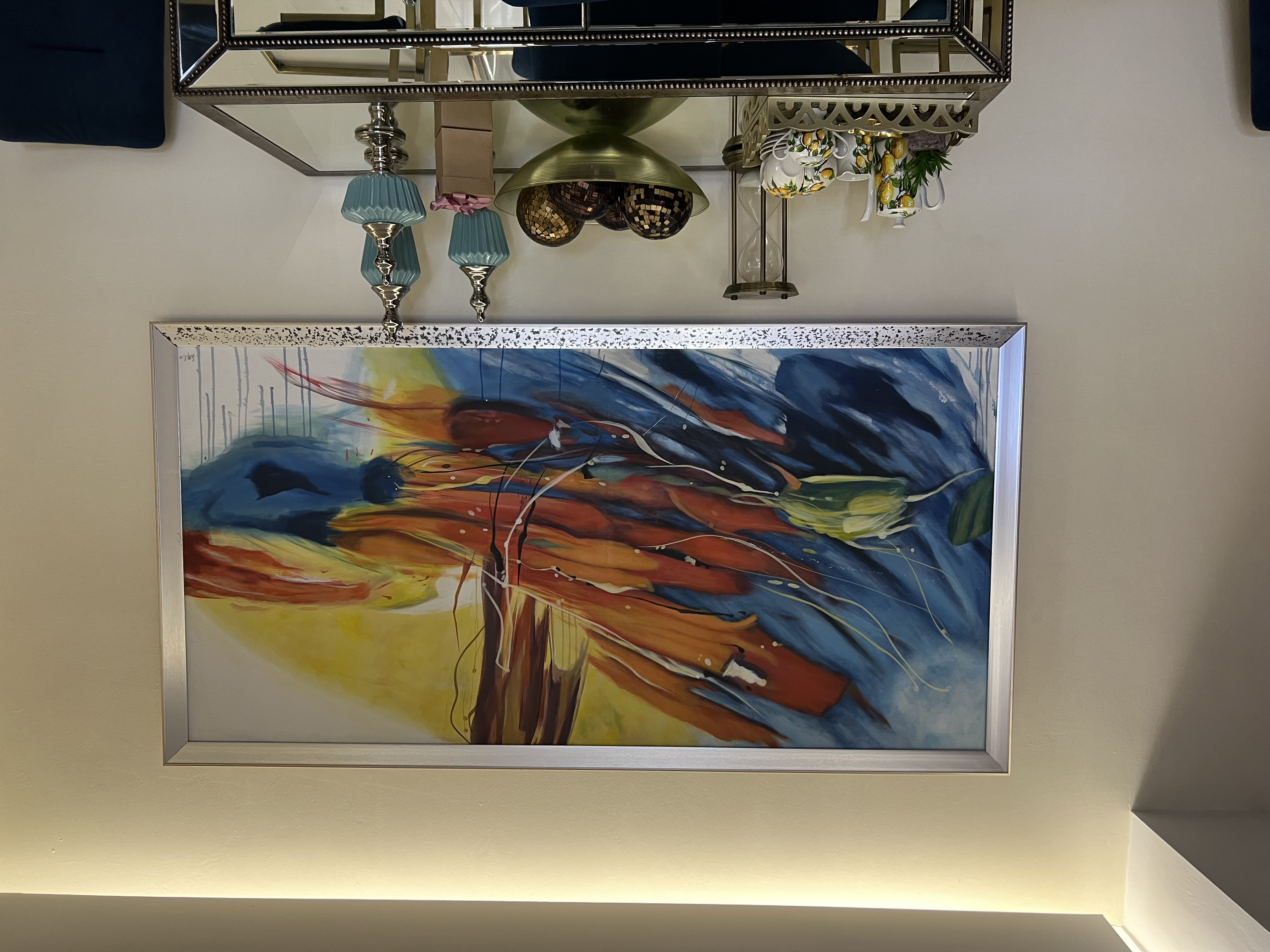 decoración y accesorios - Cuadro abstracto grande
