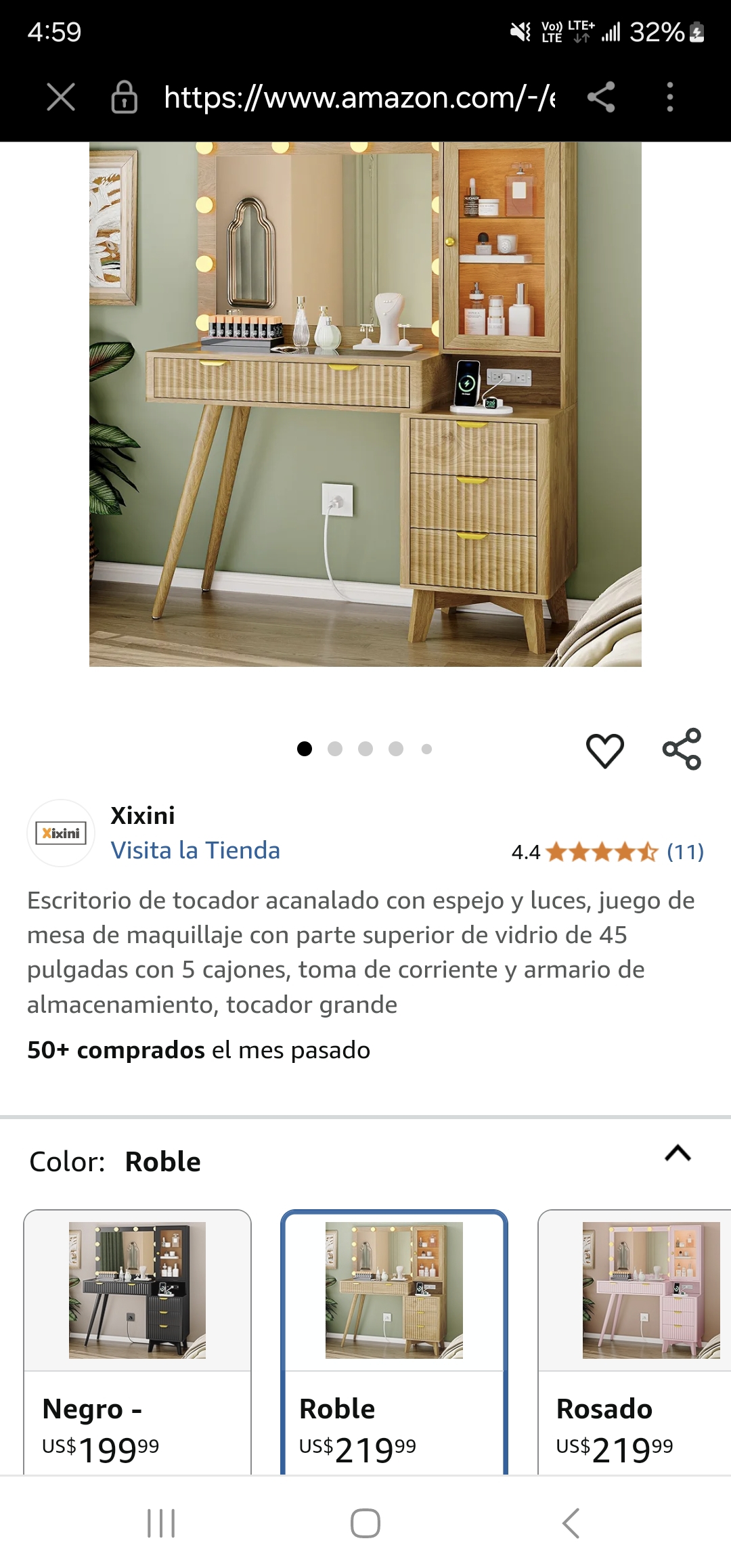 muebles y colchones - Tocador de maquillaje  3