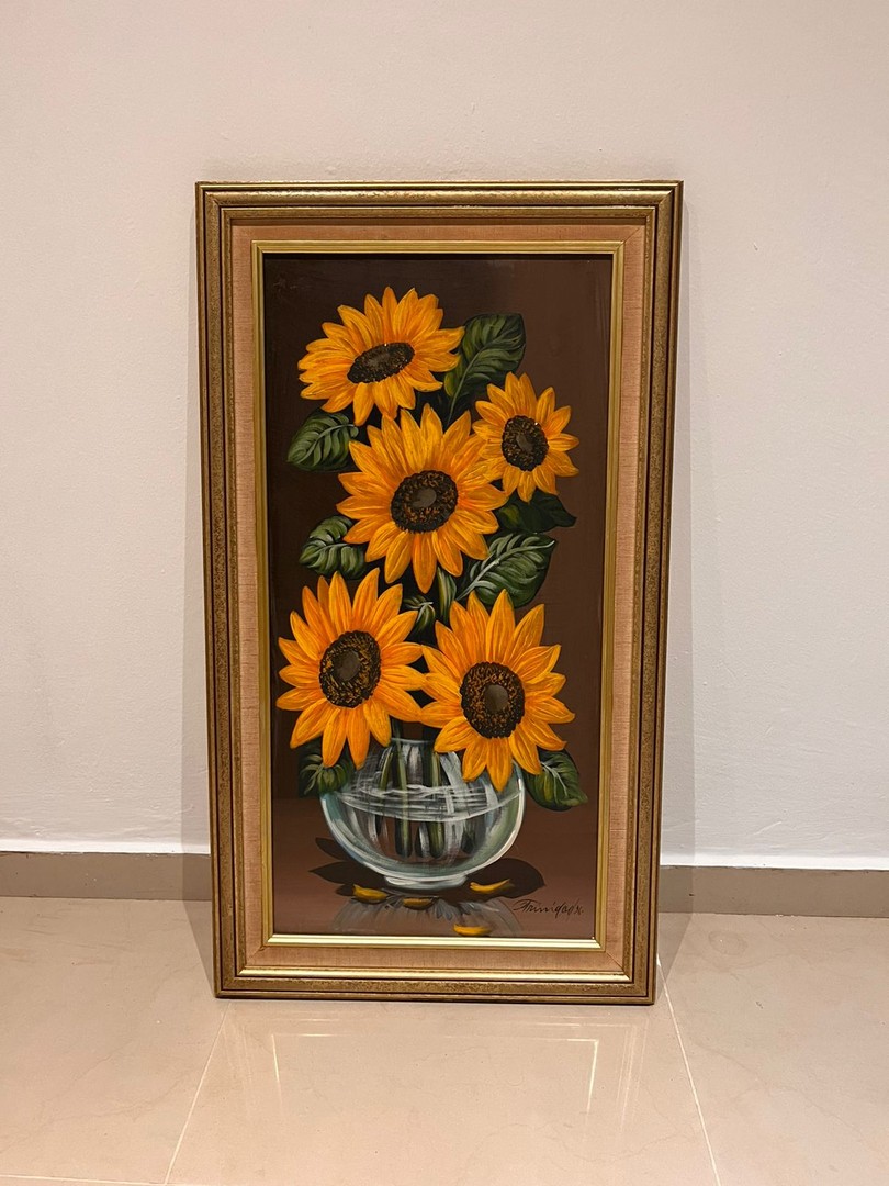 decoración y accesorios - Cuadro de girasoles 