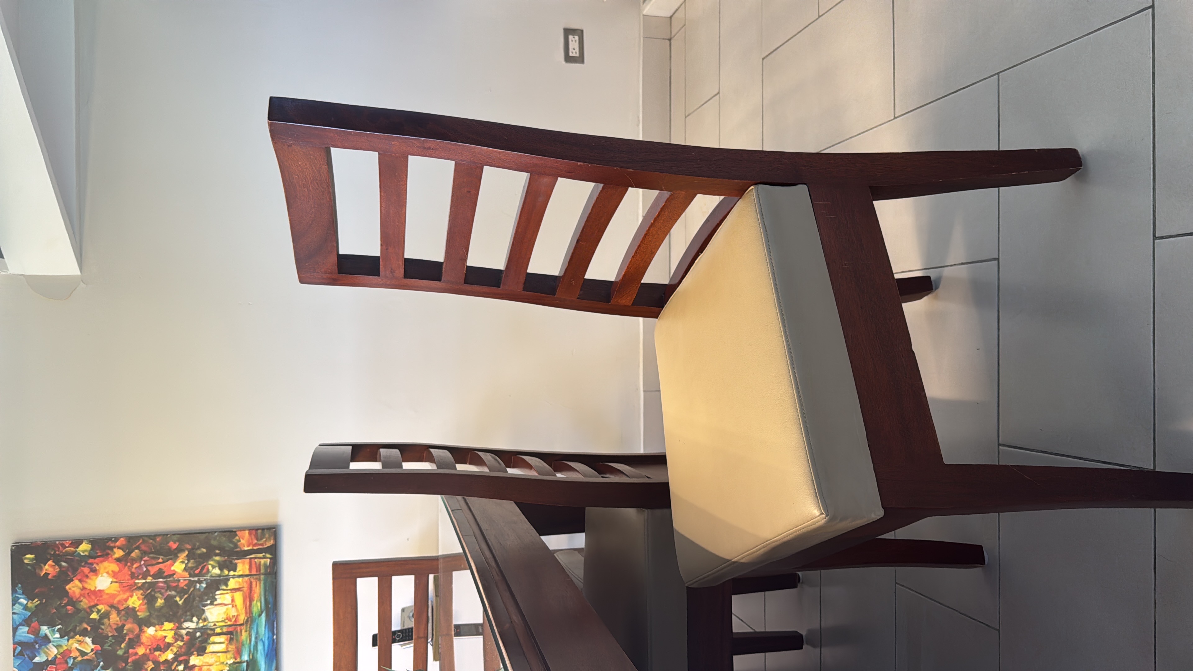 muebles y colchones - Comedor cuadrado 8 sillas  2