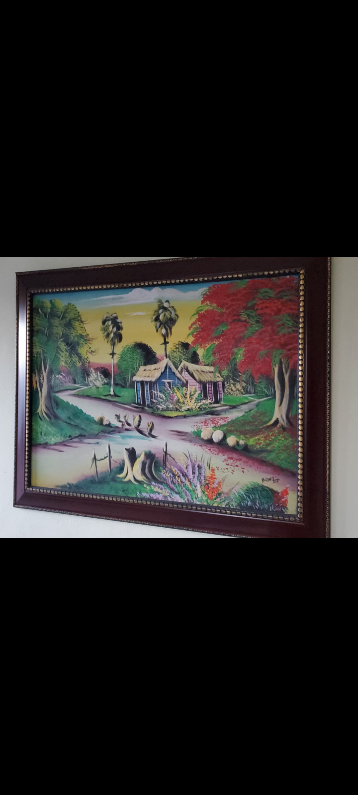 muebles y colchones - Cuadro Flamboyan  0