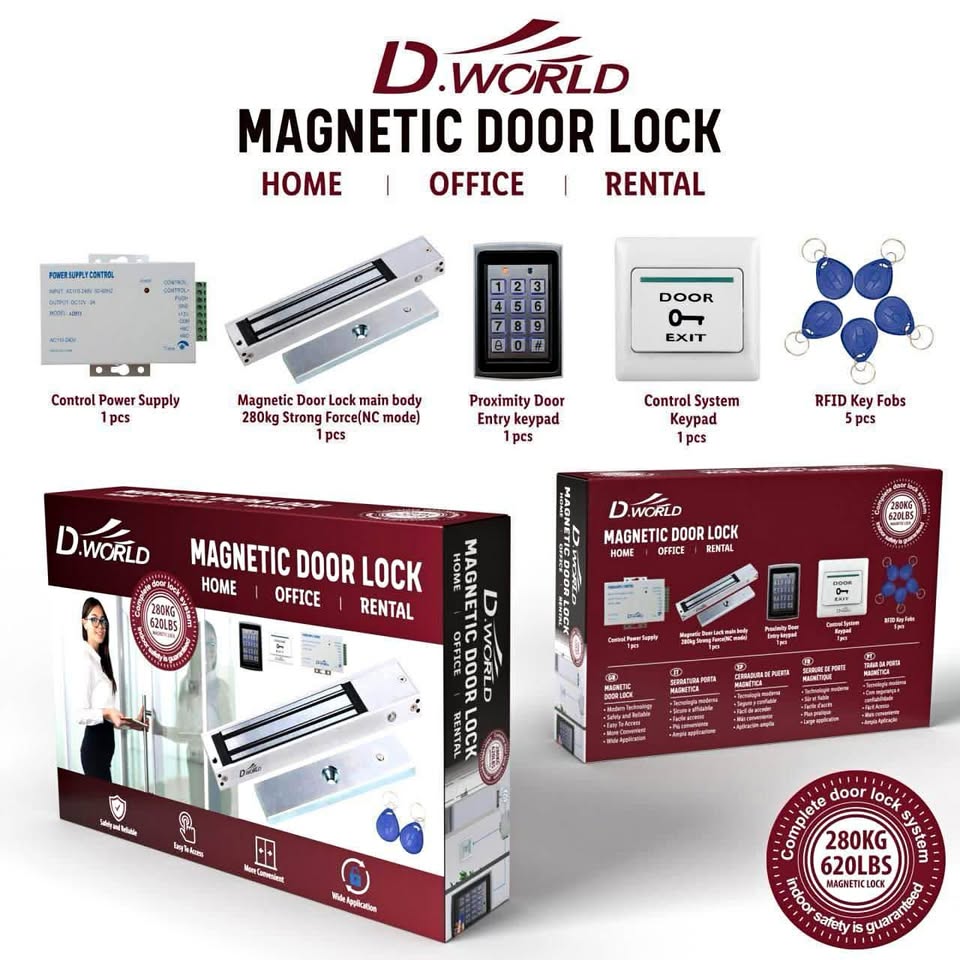 decoración y accesorios - CERRADURA DE PUERTA MAGNETICO CONTROL DE ACCESO   0