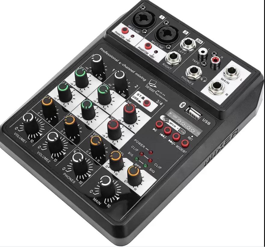otros electronicos - Mezcladora de 2 canales con usb 2.0 1