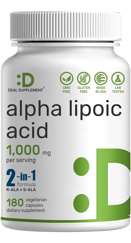 Salud y Equipamiento Médico - Dealsuppleme  Ácidoalfa Lipoico - U - Unidad A $922
