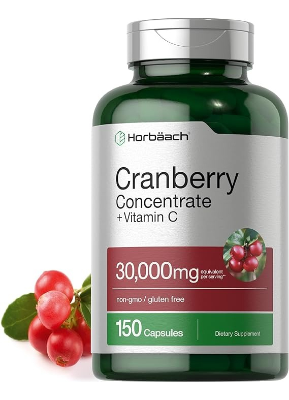 Salud y Equipamiento Médico - Cranberry + Vitamina C 150 Cáps 0