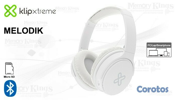 computadoras y laptops - AUDIFONO CON MICROFONO KLIPX MELODIK, BLUETOOTH V5.0, BATERIA RECARGABLE, 10 HOR 1